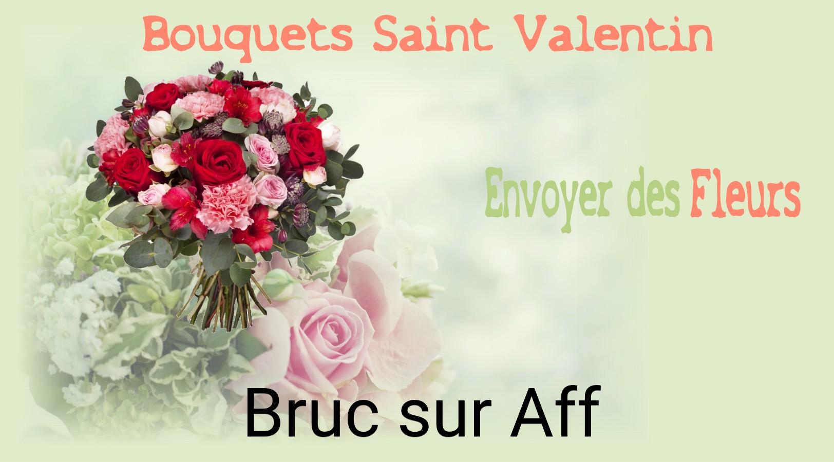 Roses de Saint-Valentin livrées à Bruc-sur-Aff
